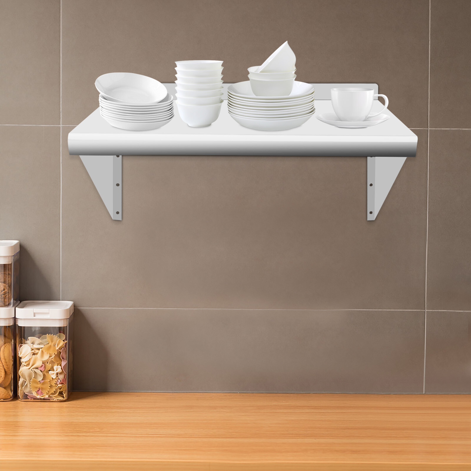 Wall Shelf Commercial Kitchen - 24*12 inç Ticari Mutfak Rafı Paslanmaz
