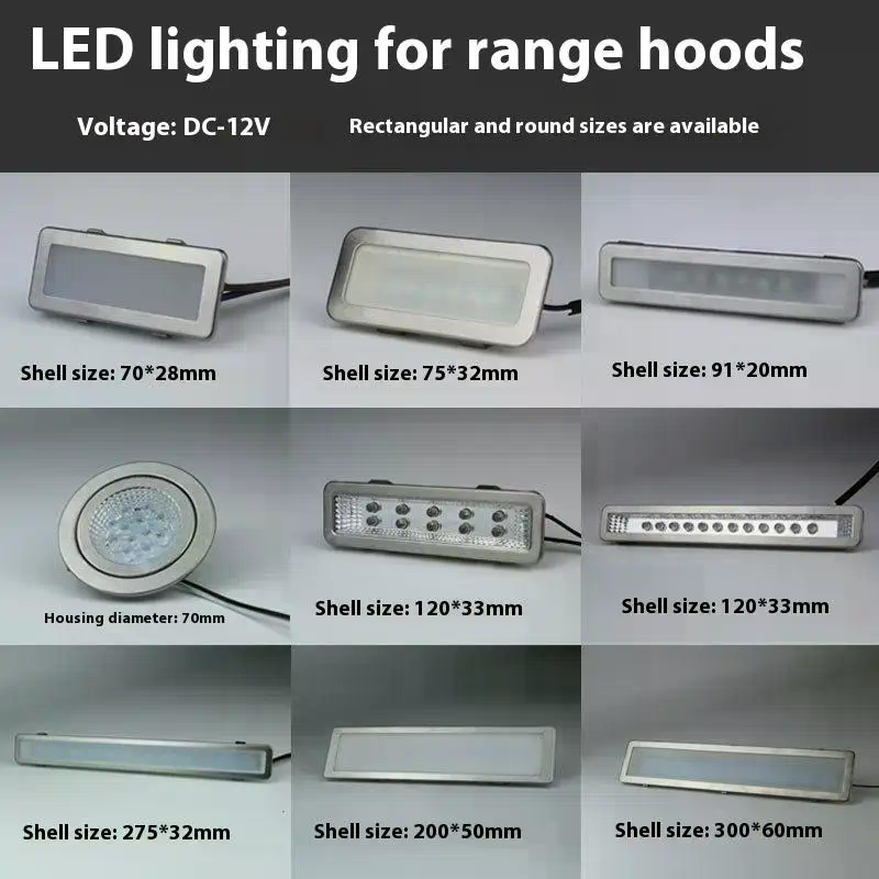 Commercial Kitchen Hood - 1 adet yedek LED el feneri