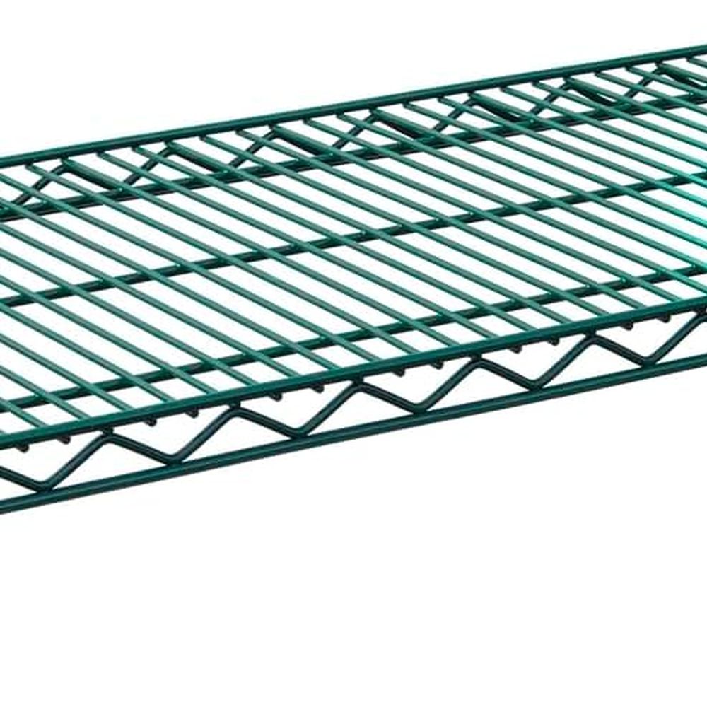Wall Shelf Commercial Kitchen - Premium Epoksi Yeşil Tel Duvar Rafı