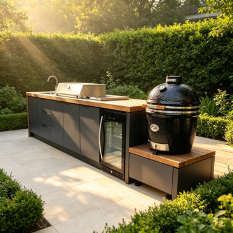 Commercial Kitchen Grill - Dış Mekan Mutfak Seti 304 Paslanmaz