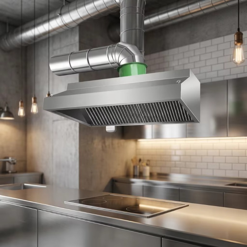 Commercial Kitchen Hood - Ticari Özelleştirilebilir Mutfak Duvara Monte Paslanmaz