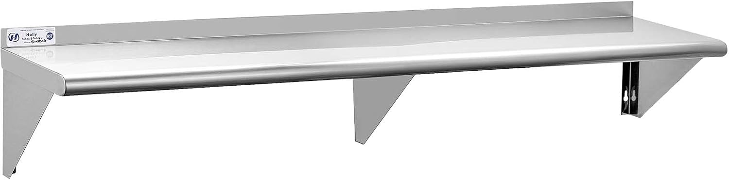 Wall Shelf Commercial Kitchen - 72 inç Genişlik x 18 inç