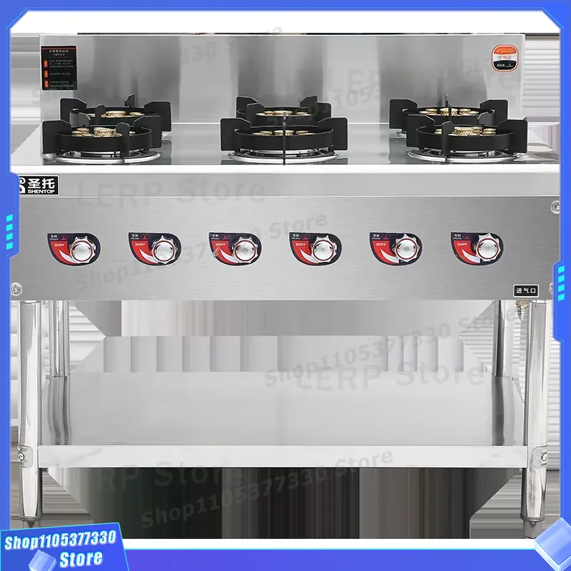 Commercial Kitchen Stove - Ticari 6'lı Ocaklı Gazlı Ocak Tezgah
