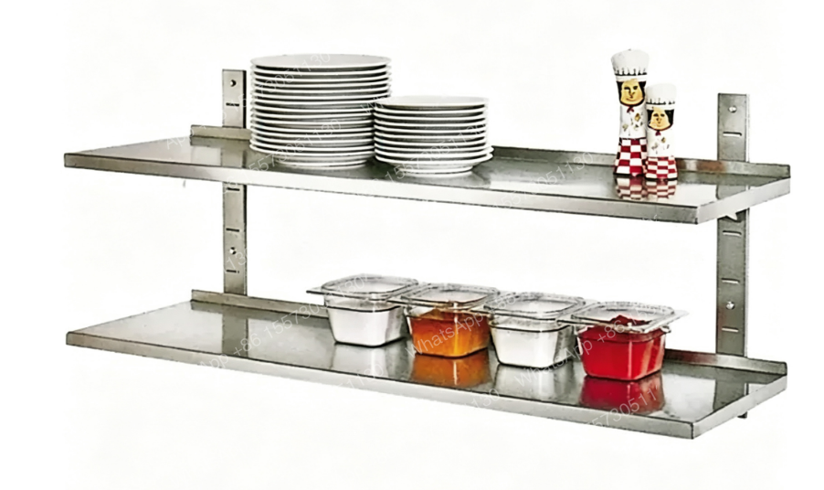 Wall Shelf Commercial Kitchen - Endüstriyel Mutfak Ekipmanları Paslanmaz Çelik Çift