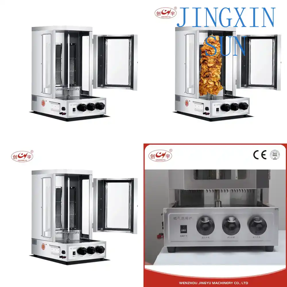 Commercial Kitchen Grill - Et Ürünleri İçin Şavurma Yapma Makinesi,