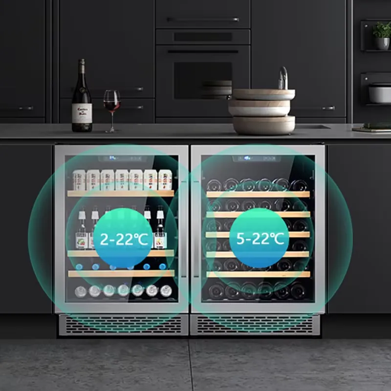 48 Şişelik Şarap Dolabı Çift C - Commercial Kitchen Zones incelemesi ve fiyatı