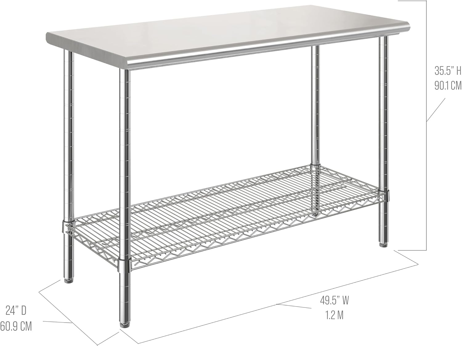 Ticari Çalışma Masası, Ada Tip - Commercial Kitchen Warehouse incelemesi ve fiyatı
