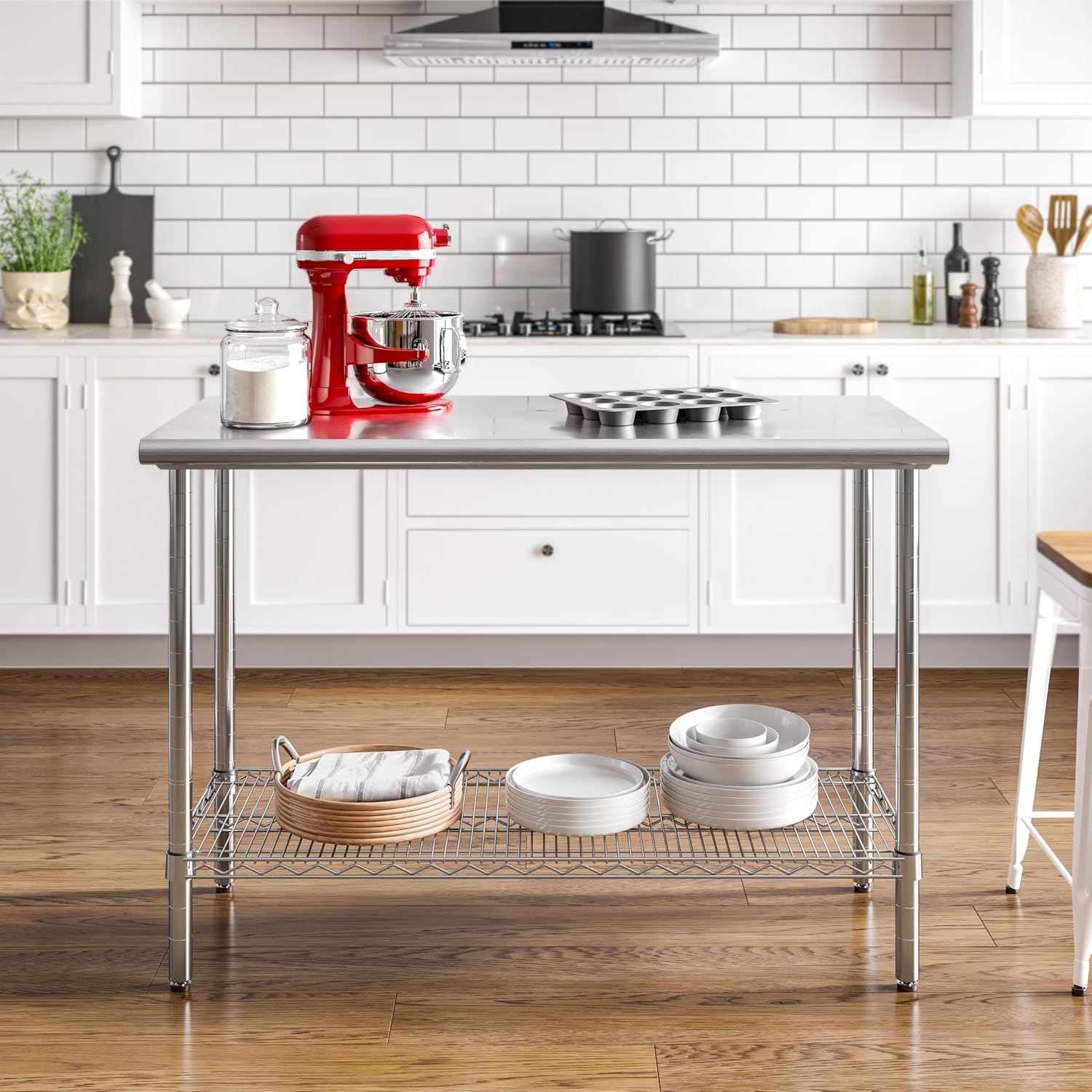 Ticari Çalışma Masası, Ada Tip - Commercial Kitchen Warehouse incelemesi ve fiyatı