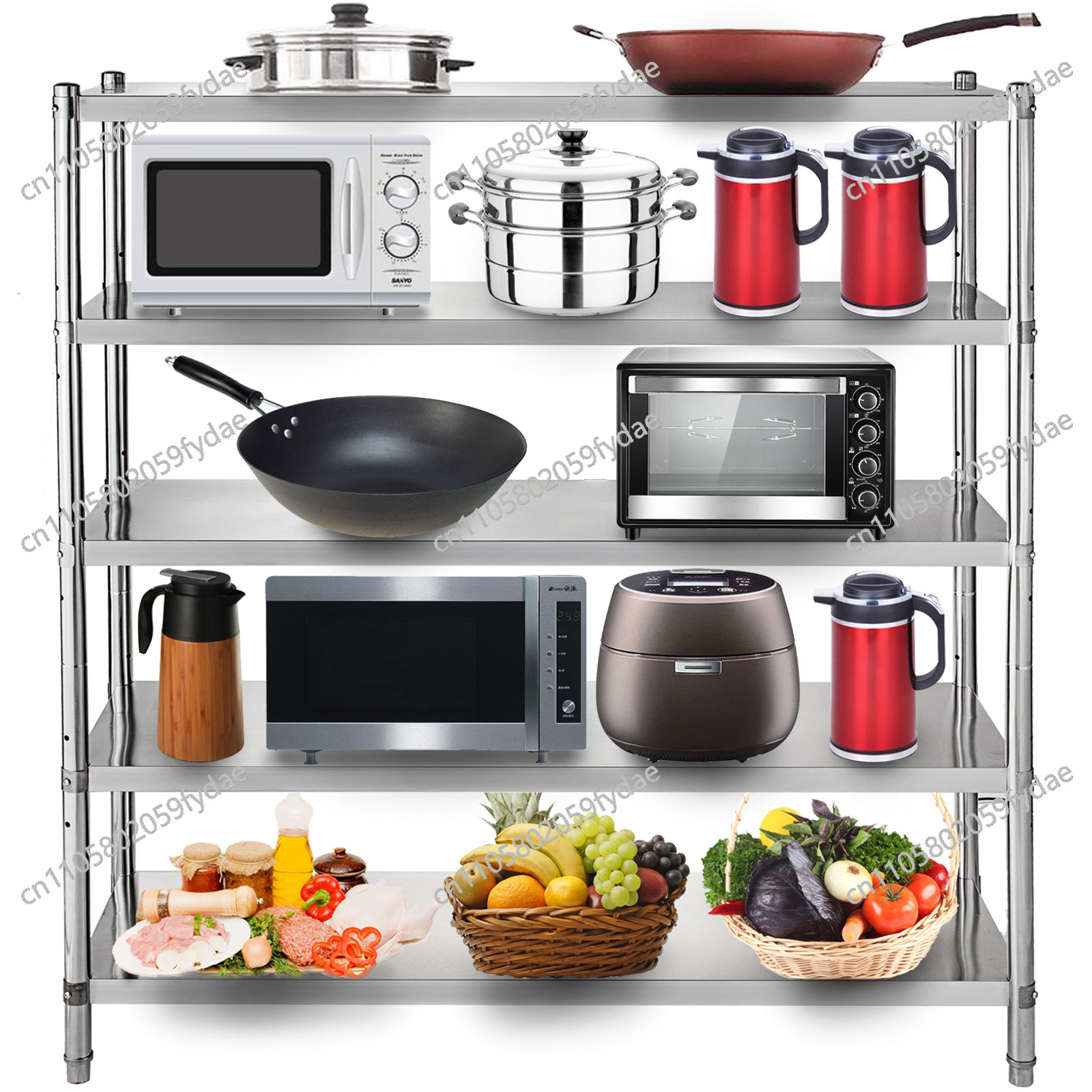 4 Katlı Paslanmaz Çelik Ticari - Commercial Kitchen Warehouse incelemesi ve fiyatı